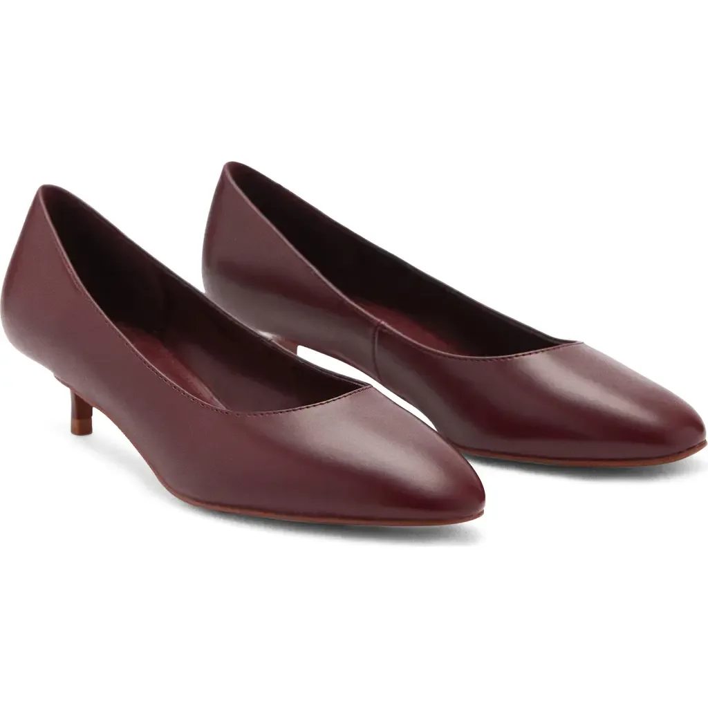 Kitten Heel Pump by MANGO