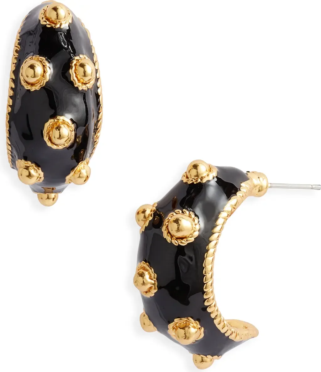 Dots Hoop Earrings by Karine Sultan