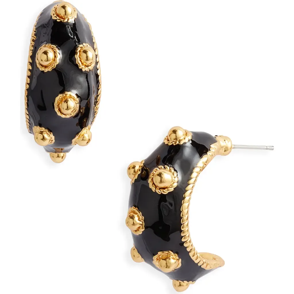 Dots Hoop Earrings by Karine Sultan
