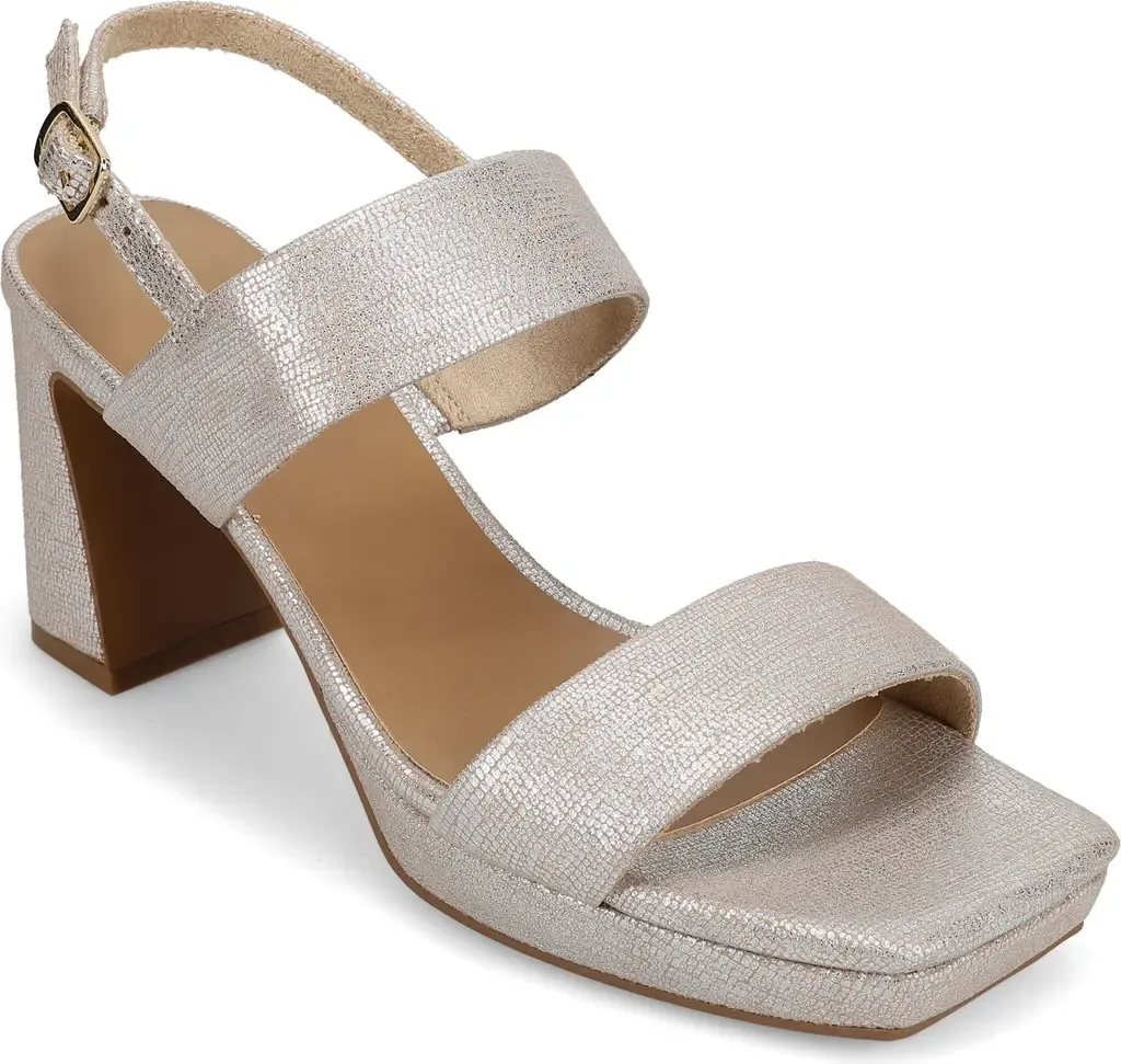 Maida Slingback Platform Sandal by VANELI