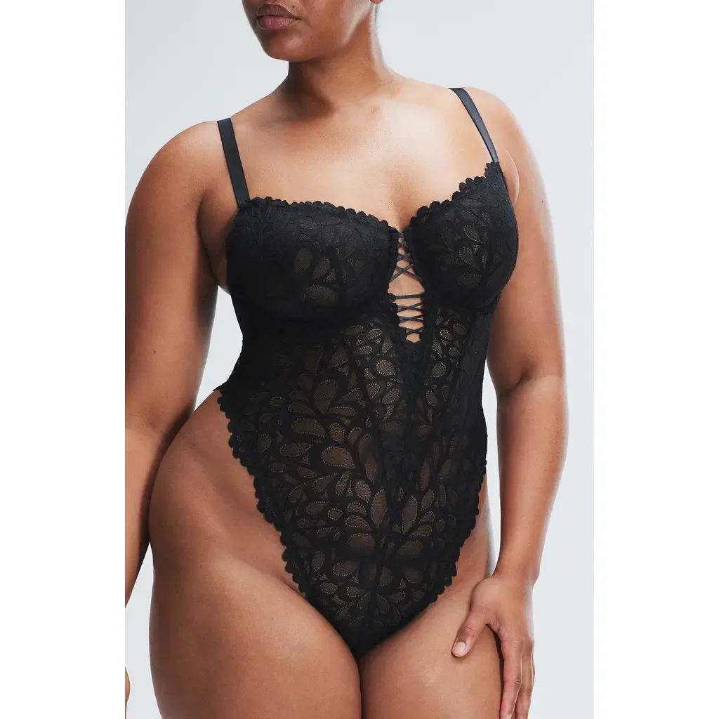 Savage Not Sorry Sheer Lace Teddy by SAVAGE X FENTY