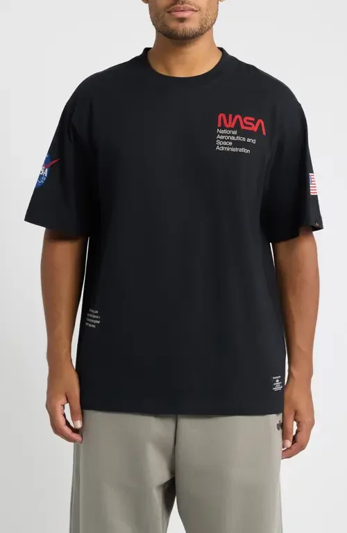 NASA Graphic T-Shirt by Alpha Industries