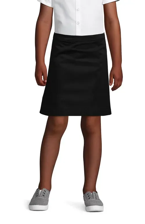 School Uniform Slim Blend Chino Skort Above Knee by Lands' End