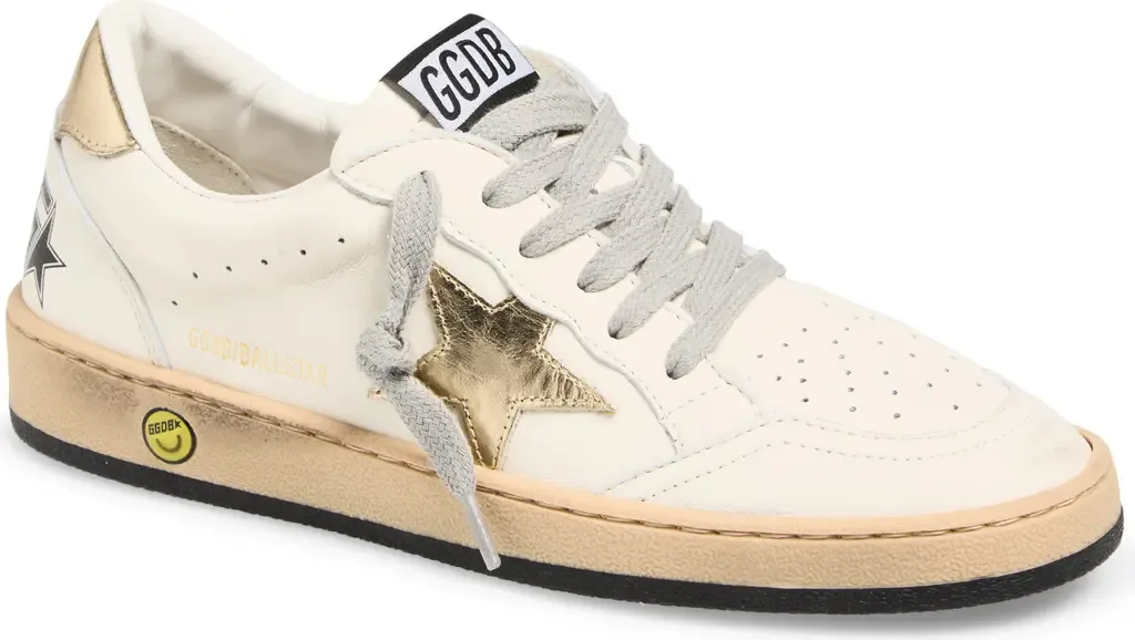 Ball Star Low Top Sneaker by Golden Goose