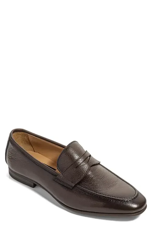 Merritt Pebbled Leather Penny Loafer by TO BOOT NEW YORK