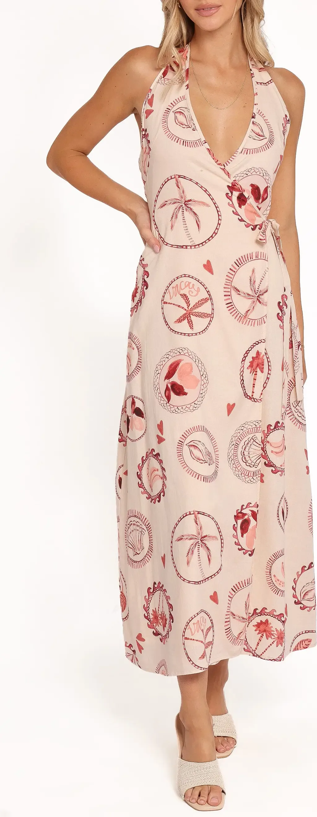 Sierra Midi Halter Dress
