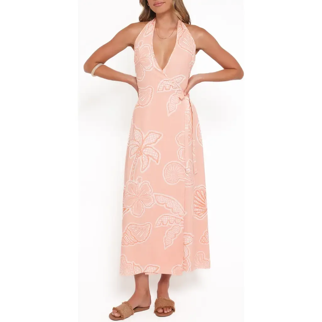 Sierra Midi Halter Dress by Petal & Pup