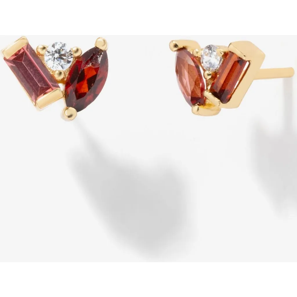 Seraphina Garnet Stud Earrings by Little Sky Stone