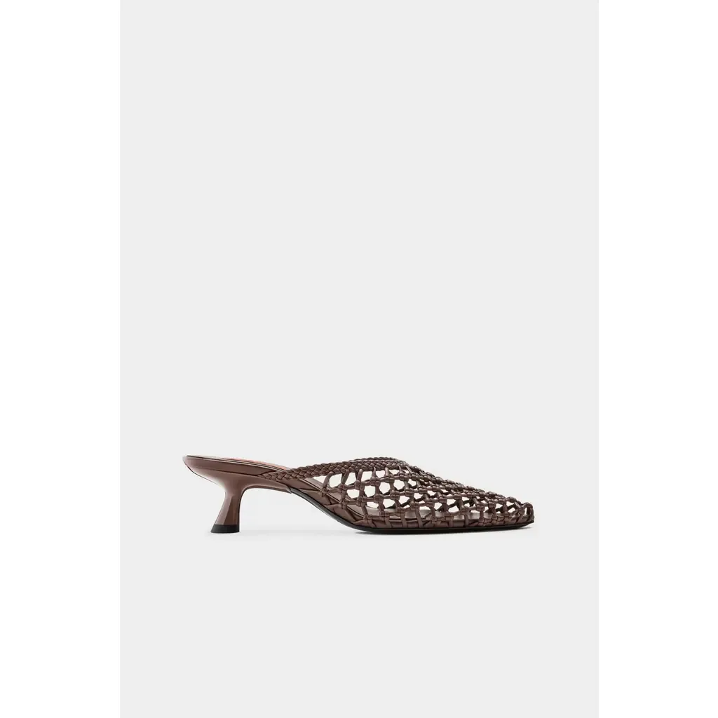 Knotted Gala Mule Kitten Heel by SIMONMILLER