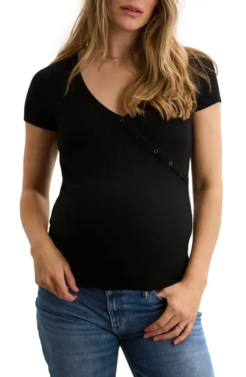 The Softest Rib Nursing Tee by HATCH Collection
