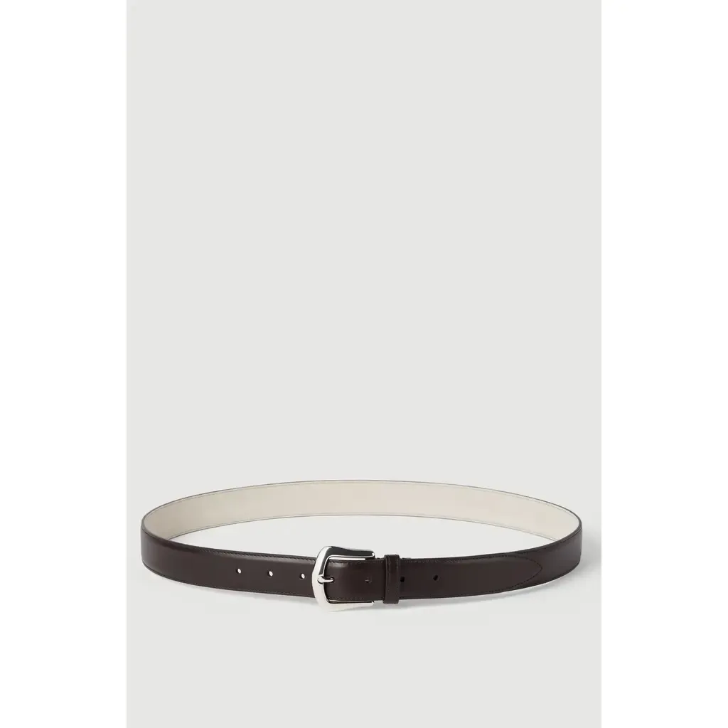 Calfskin Belt by Brunello Cucinelli