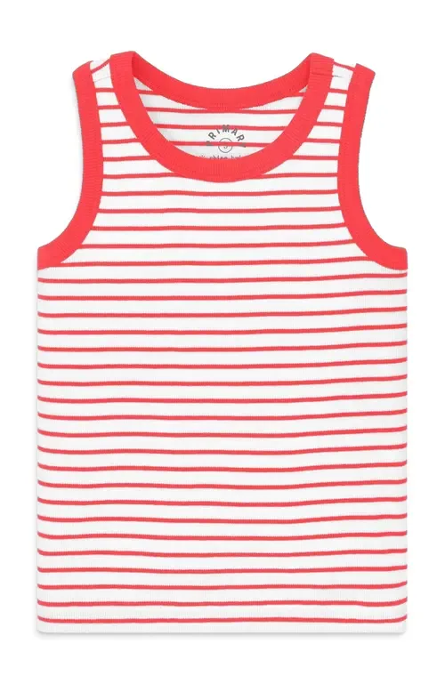 Rib Tank in Stripe by Primary
