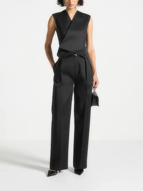 Julie Pleat Front Trousers by Manière De Voir