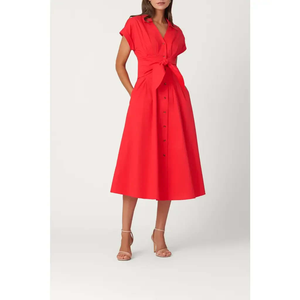 Cotton Poplin Beatrice Dress by Shoshanna