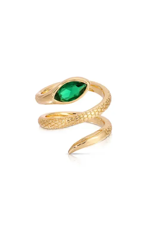 Marquise Coil Ring by Ettika