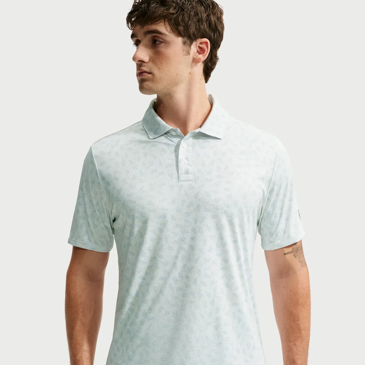 Par Dri-FIT Grass Print Golf Polo by Nike