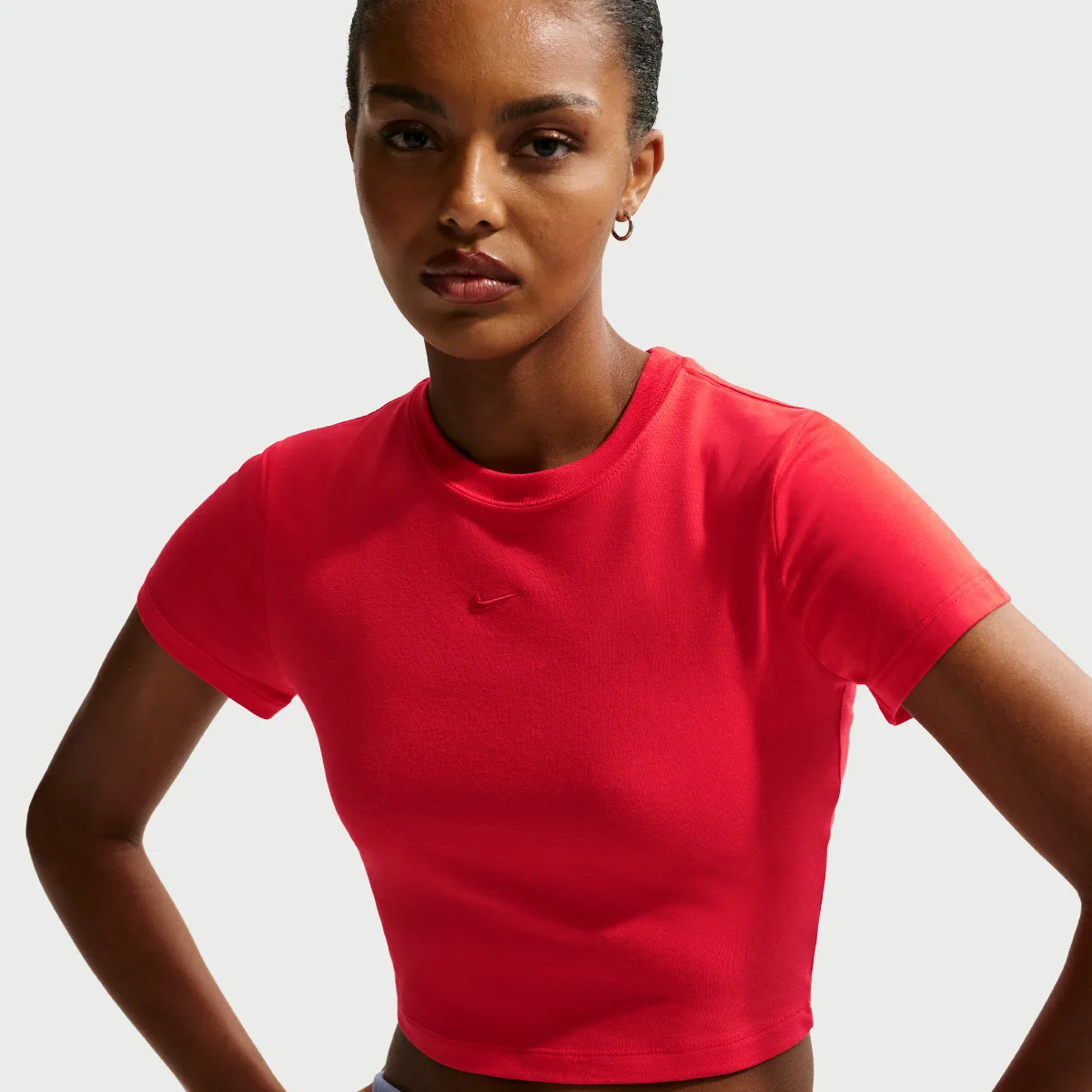 Nike Sportswear Chill Knit Cropped T-Shirt by Nike