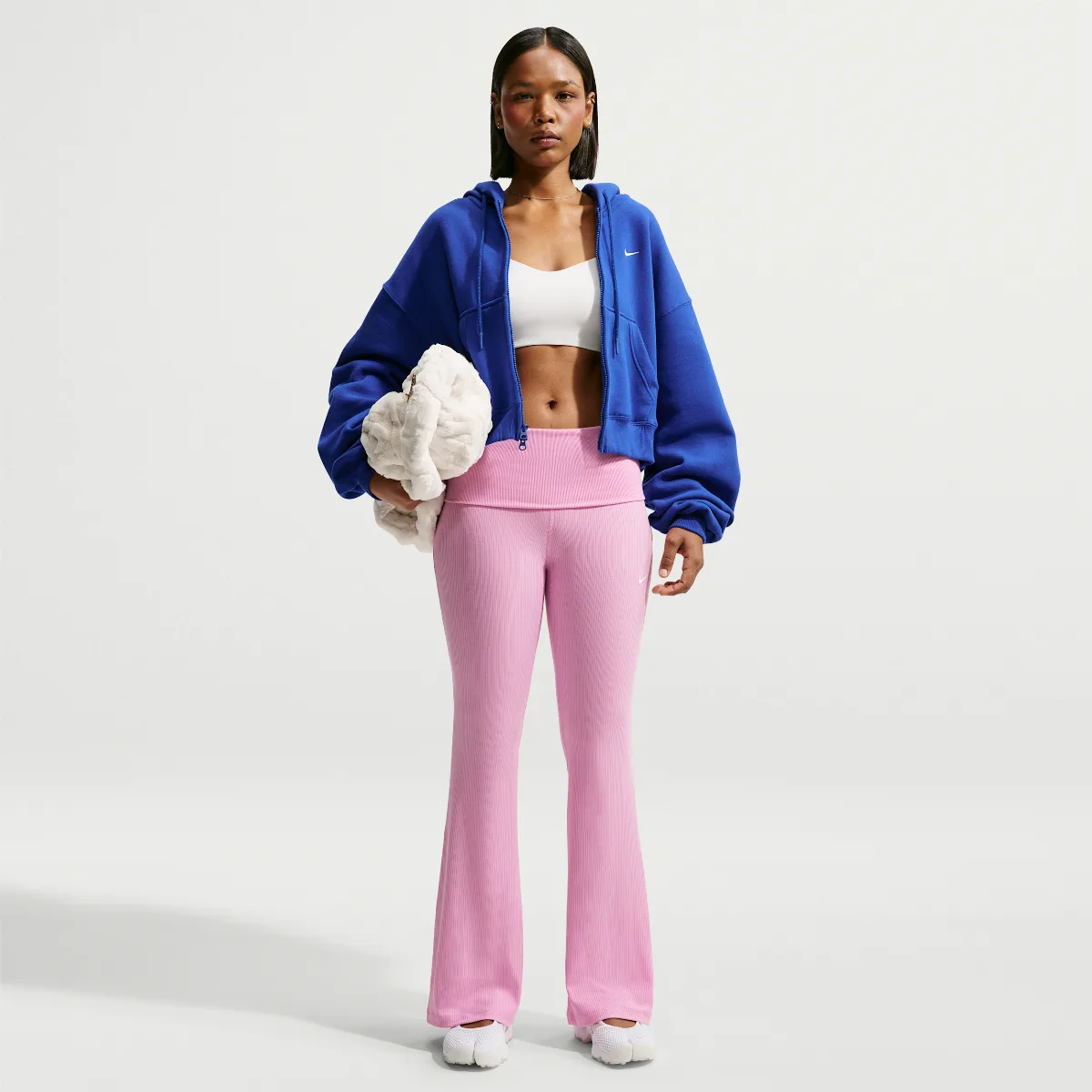 Sportswear Chill Knit Mid-Rise Tight Ribbed Pants by Nike