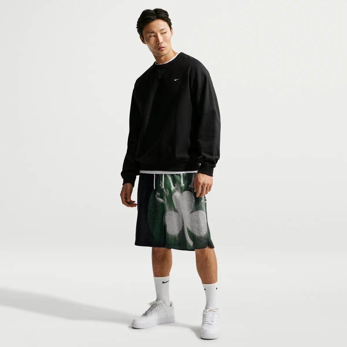 Boston Celtics Standard Issue Fleece Basketball Shorts by Nike