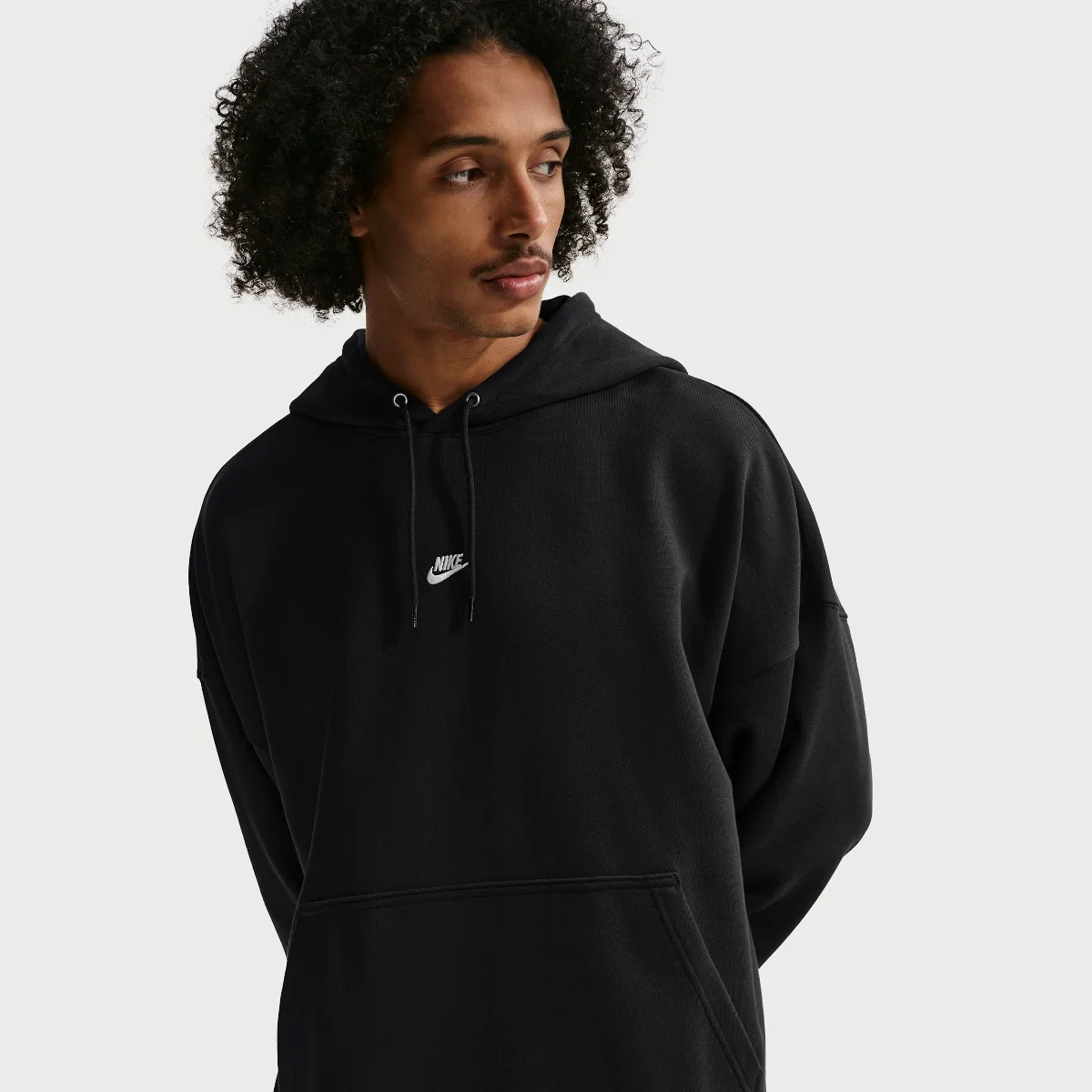 Nike Sportswear Club Oversized French Terry Pullover Hoodie by Nike