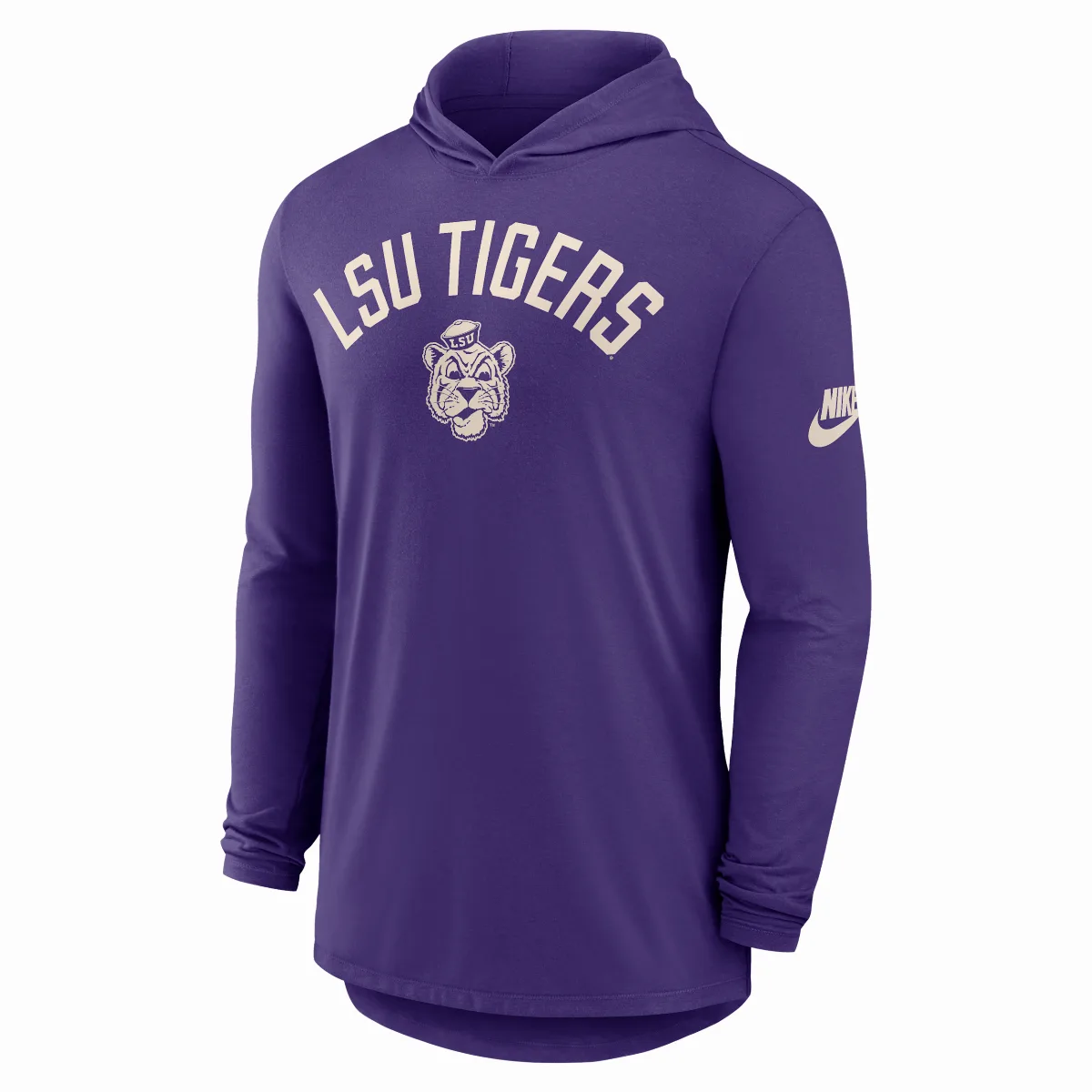 LSU Legacy Arch Dri-FIT College Long-Sleeve Hooded T-Shirt