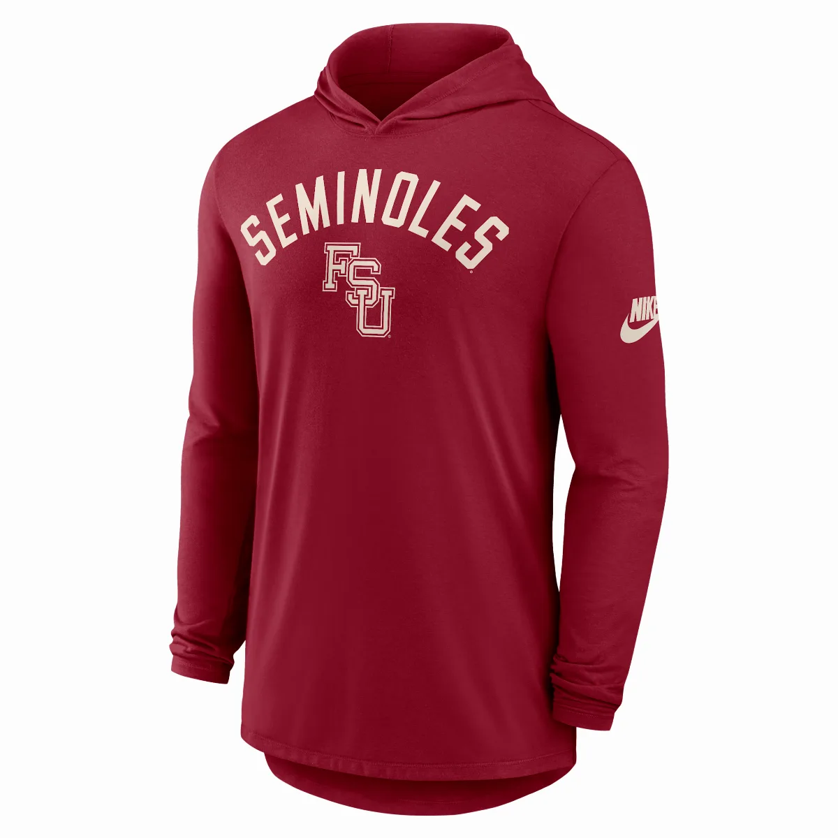 Florida State Legacy Arch Dri-FIT College Long-Sleeve Hooded T-Shirt by Nike
