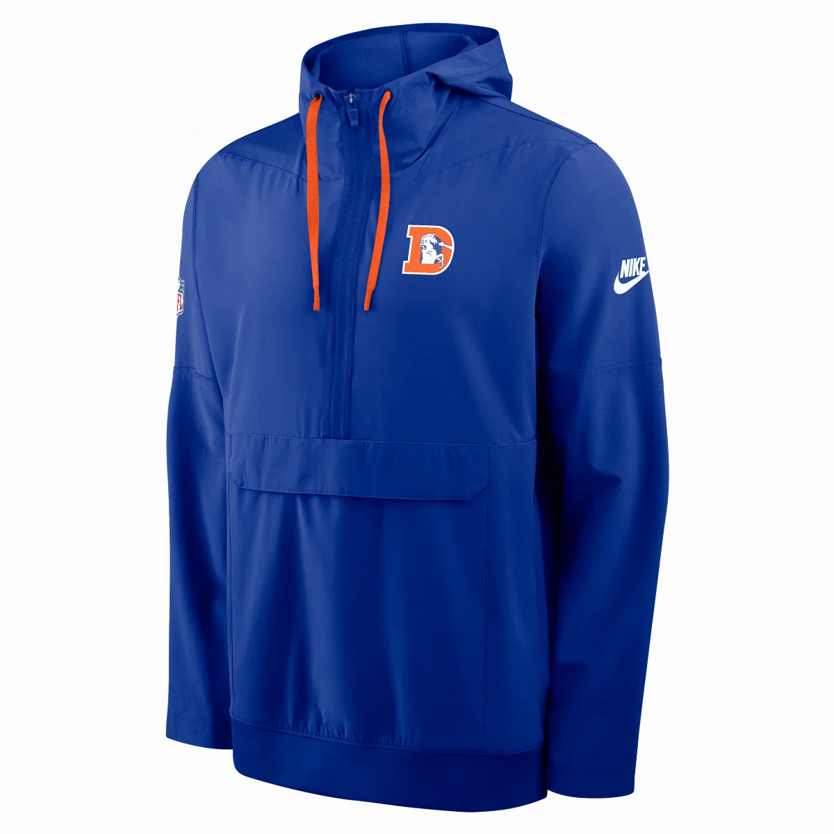 Denver Broncos Alt Anorak NFL 1/2-Zip Hooded Jacket by Nike