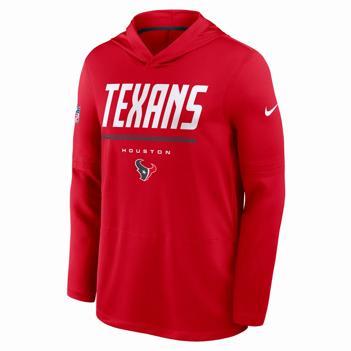 Houston Texans Sideline Dri-FIT NFL Long-Sleeve Hooded Top by Nike