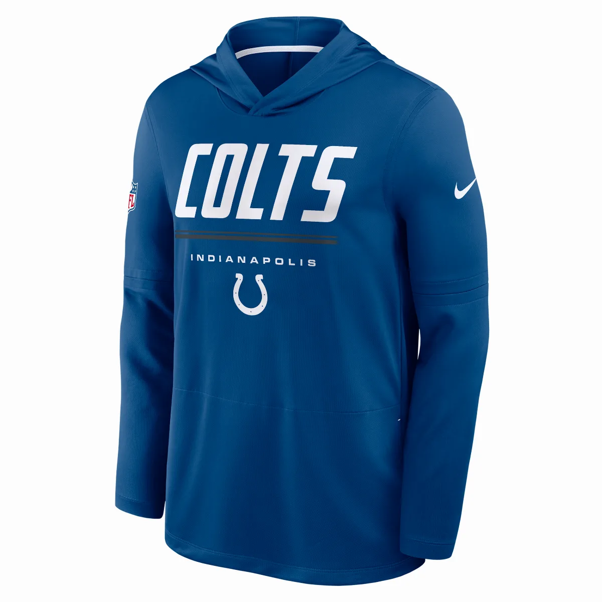 Indianapolis Colts Sideline Dri-FIT NFL Long-Sleeve Hooded Top by Nike