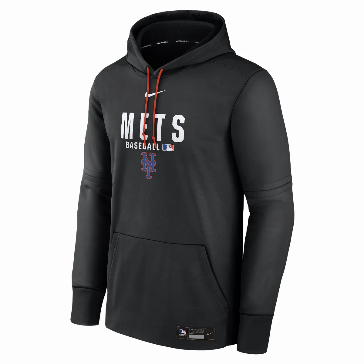 New York Mets Authentic Collection Therma MLB Pullover Hoodie by Nike