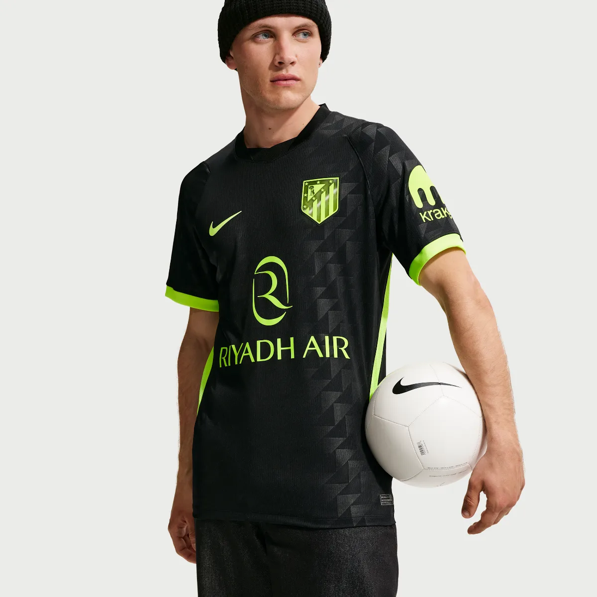 AtlÃ©tico Madrid 2026/27 Stadium Away Nike Men's Dri-FIT Soccer Replica Jersey in Black by Nike