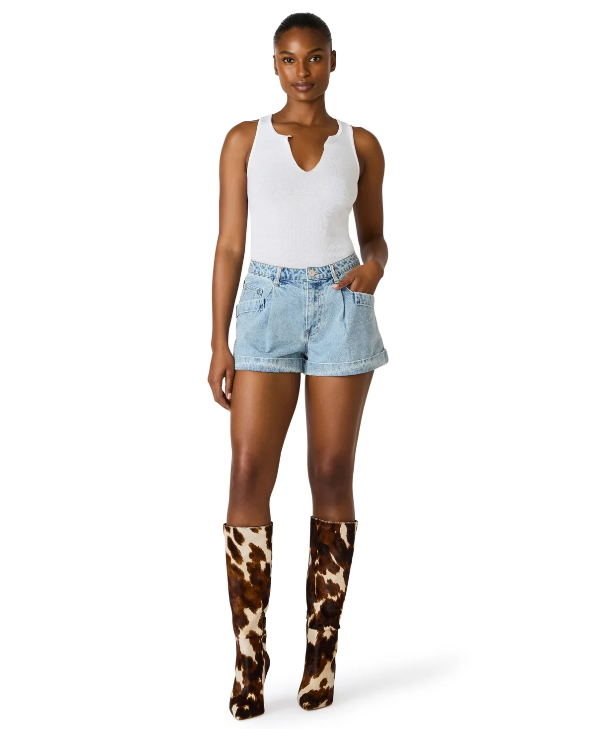High Rise Shorts by Steve Madden