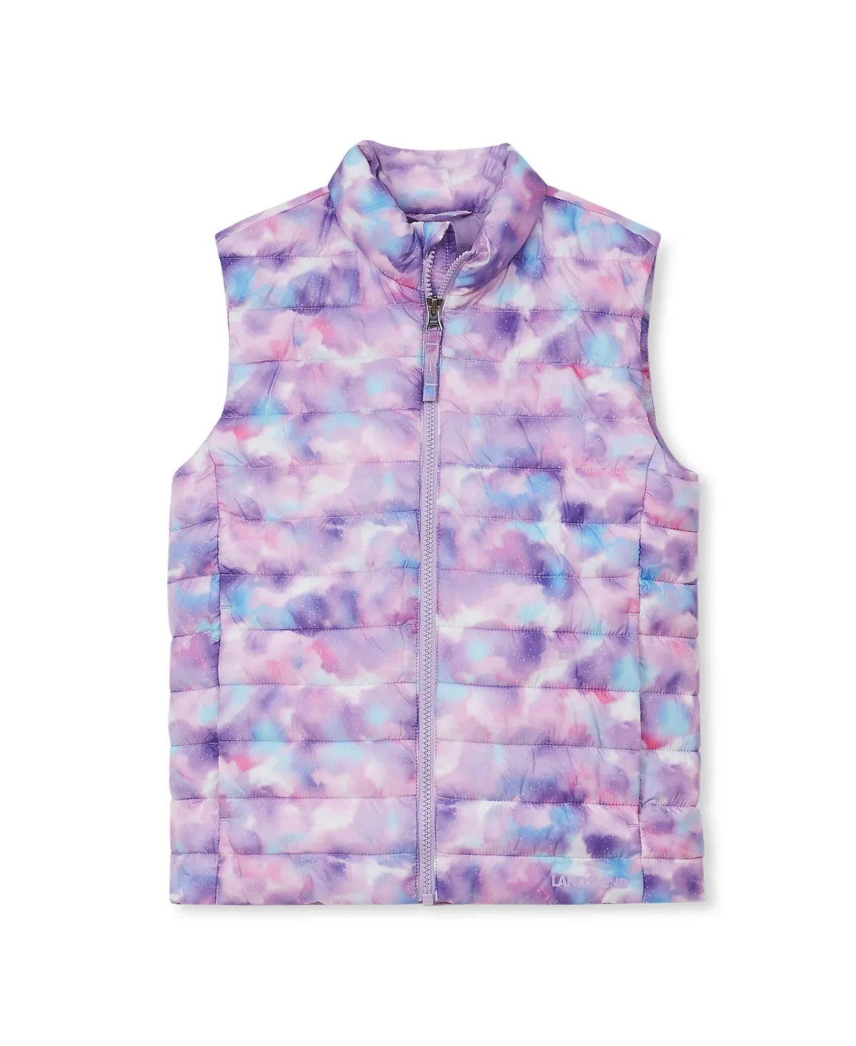 FeatherFree Insulated Packable Printed Vest by Lands' End