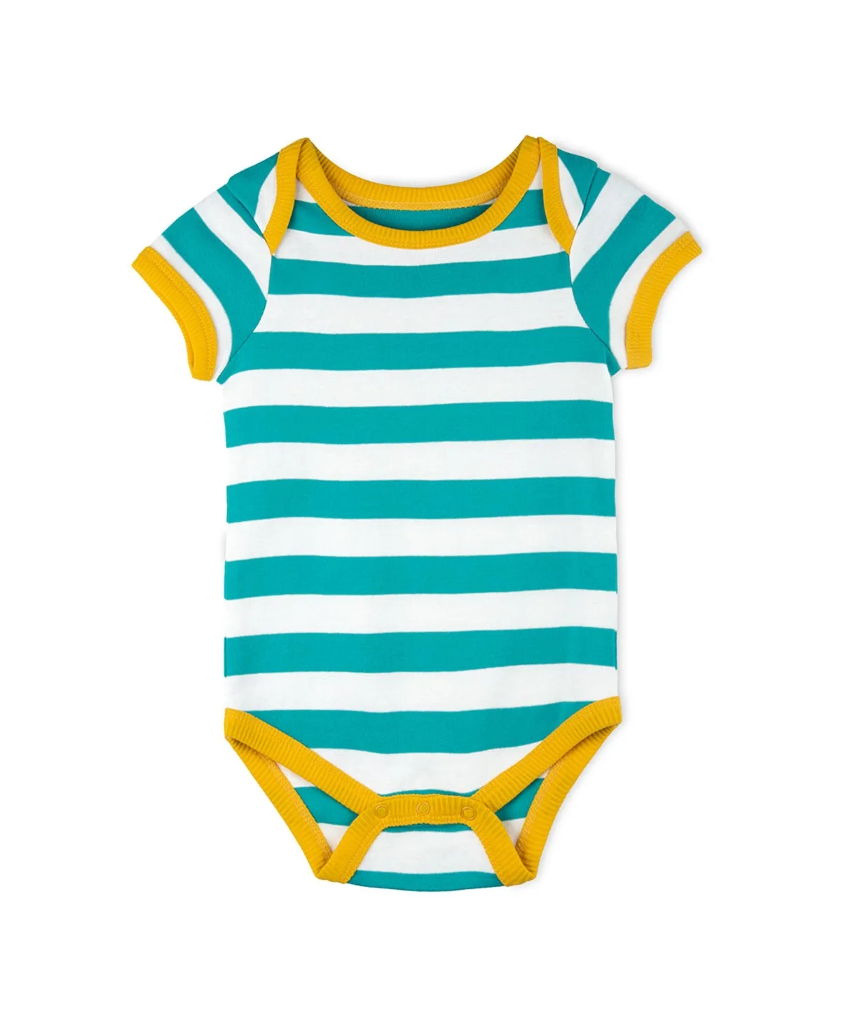 Fair Trade Organic Cotton Short-Sleeve Bodysuit by Mightly