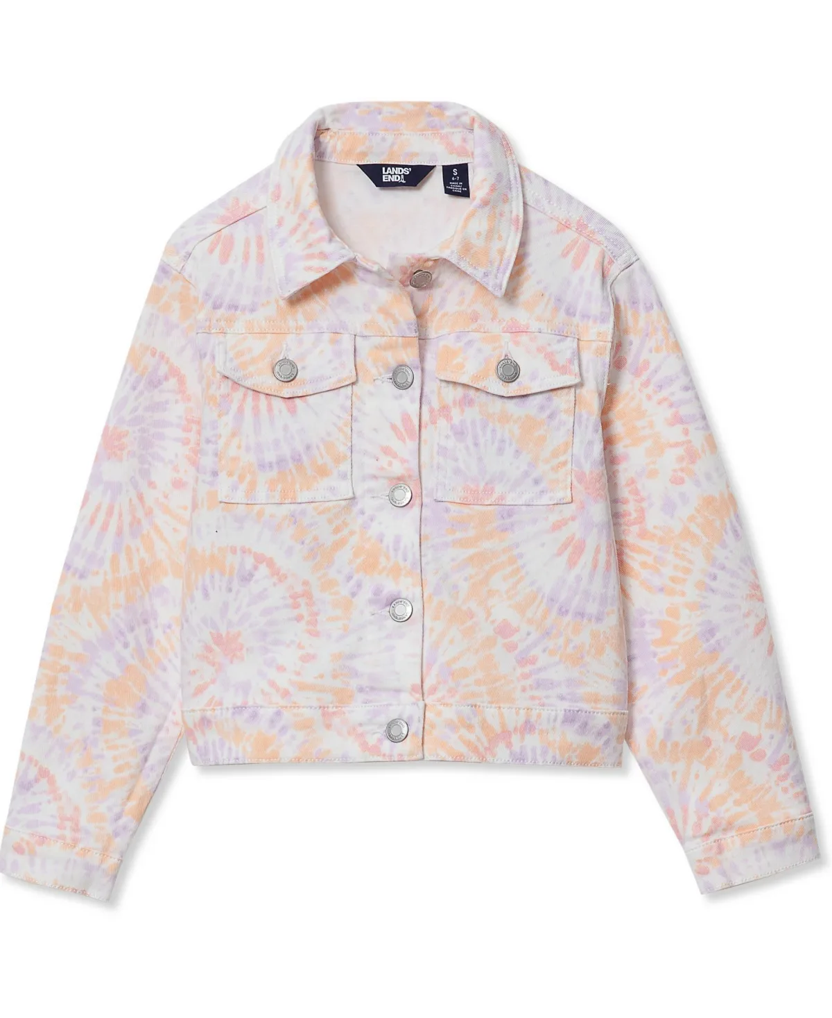 Boxy Denim Jacket by Lands' End