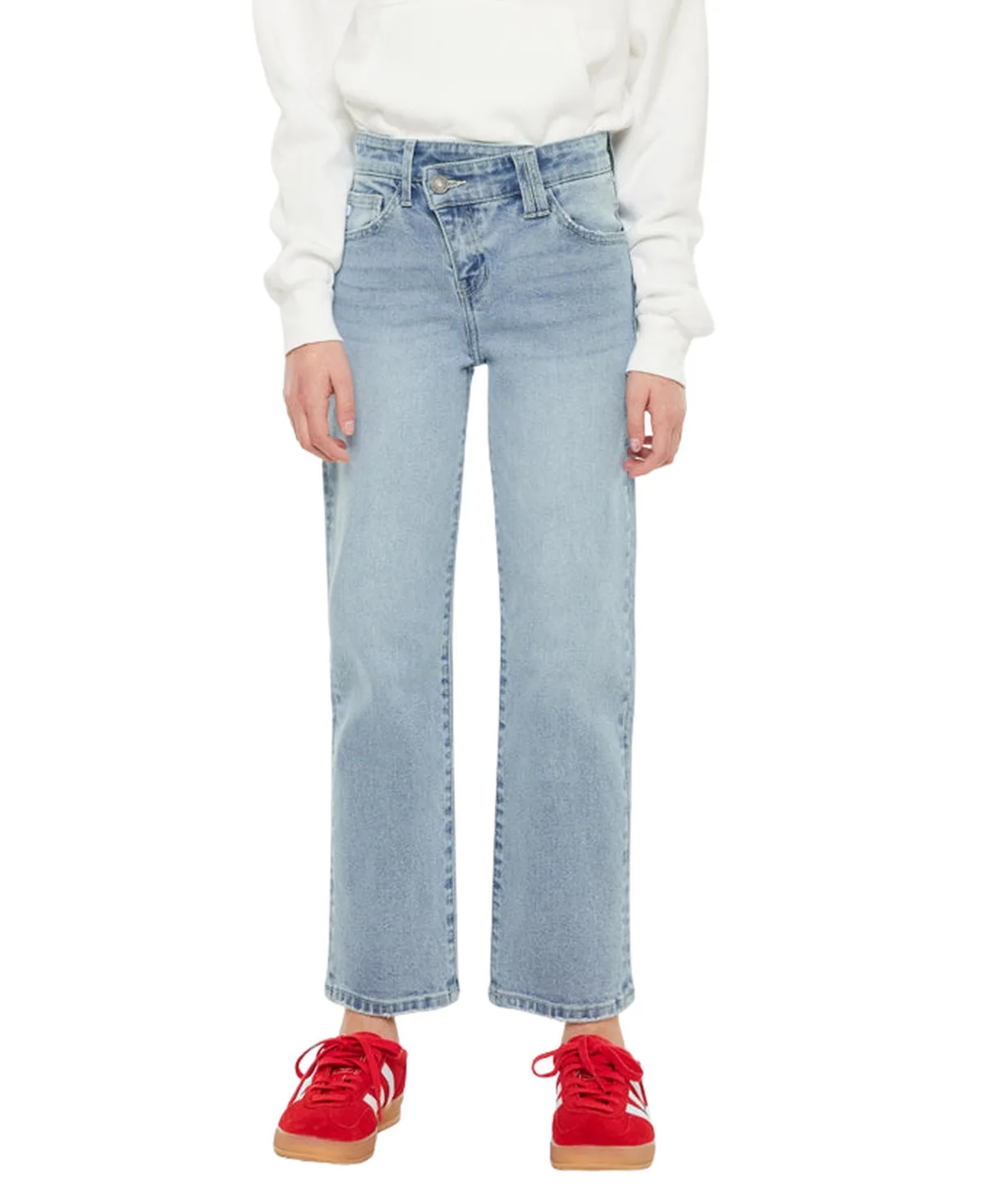 Sav High Rise Straight Jeans by Kancan