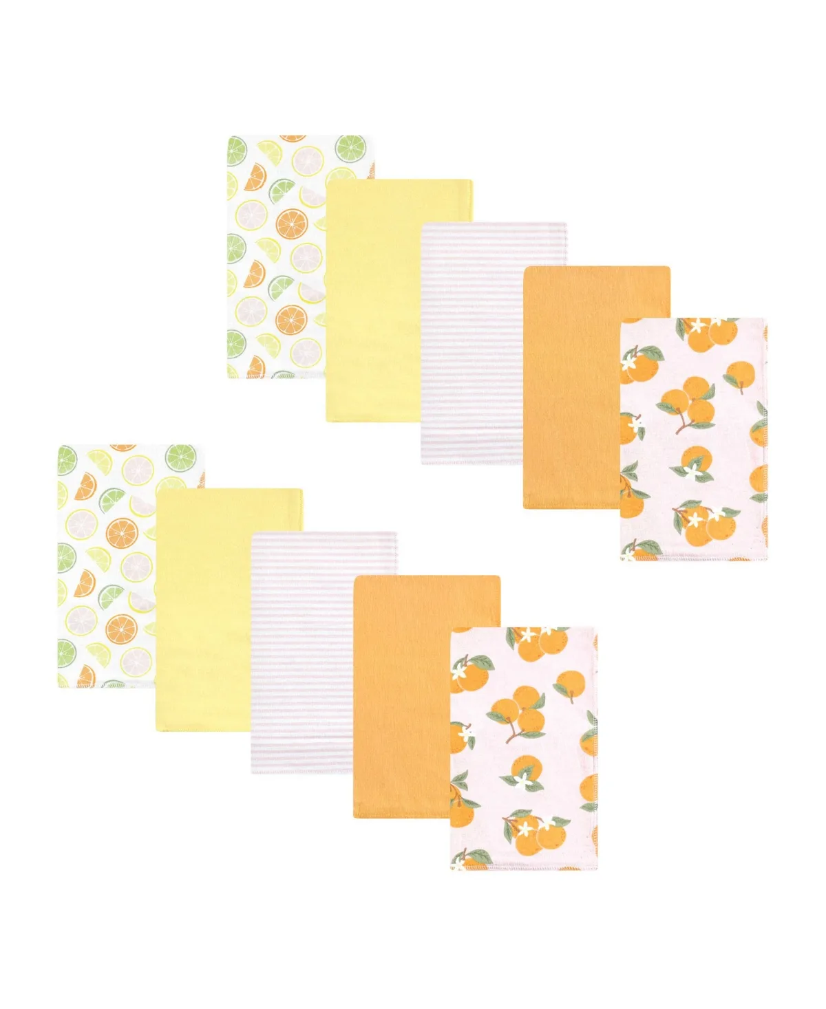 Cotton Flannel Burp Cloths by Hudson Baby