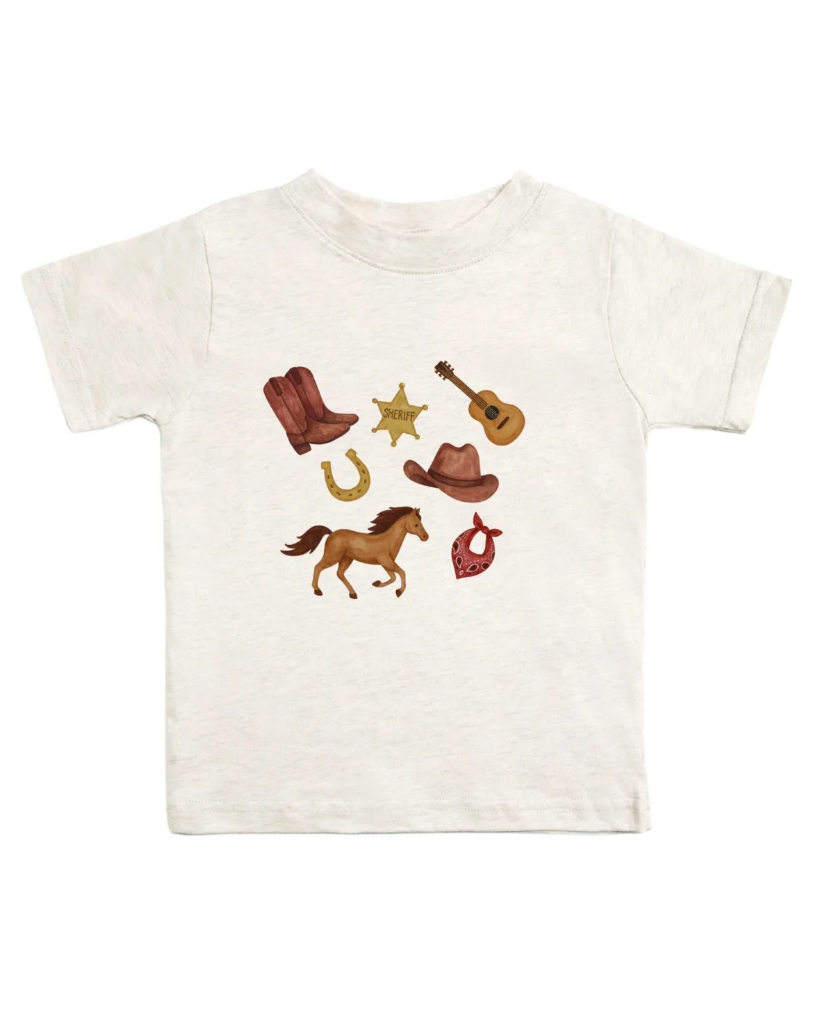 Western Cowboy Short Sleeve T-Shirt by Sweet Wink