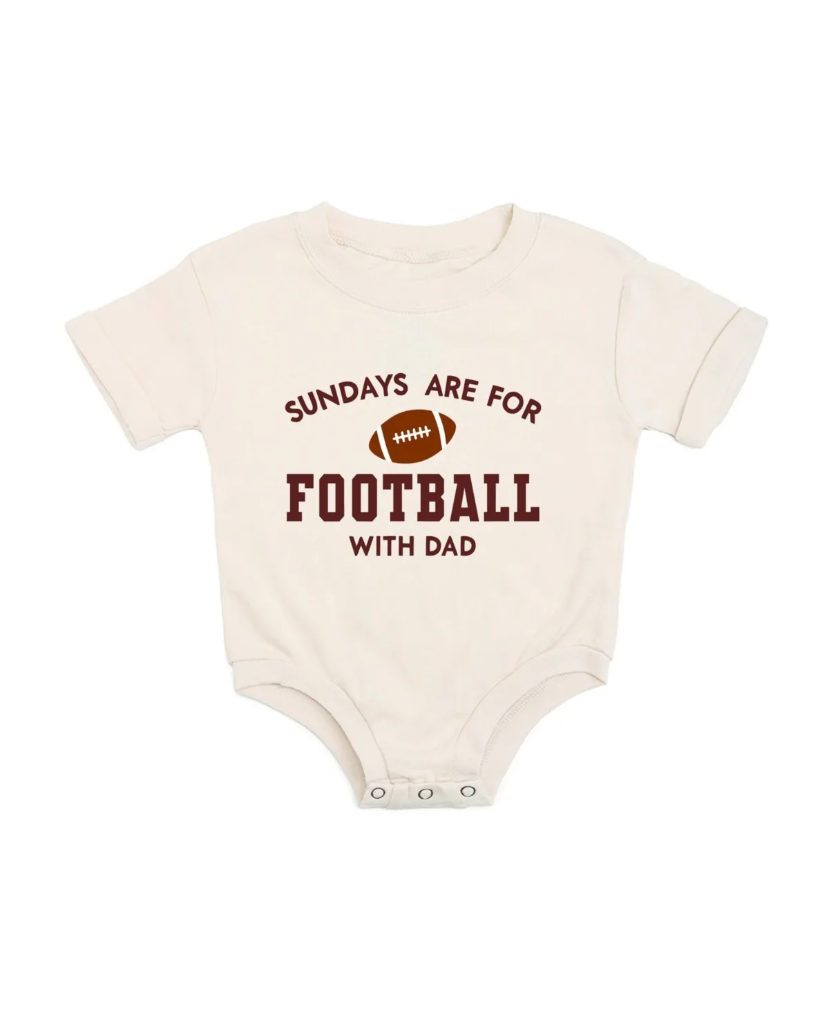 Sundays Are for Football Short Sleeve Romper by Sweet Wink