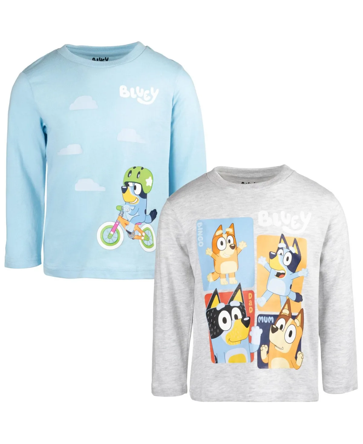 2 Pack Long Sleeve Graphic T-Shirt by Bluey