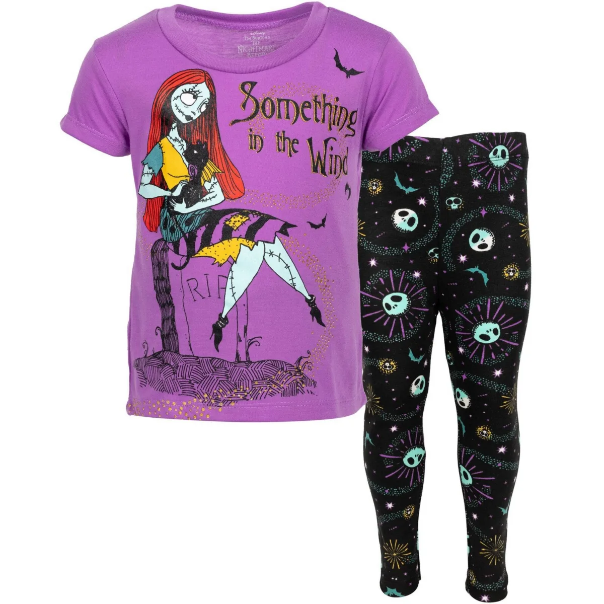 T-Shirt and Leggings Outfit Set by Nightmare Before Christmas