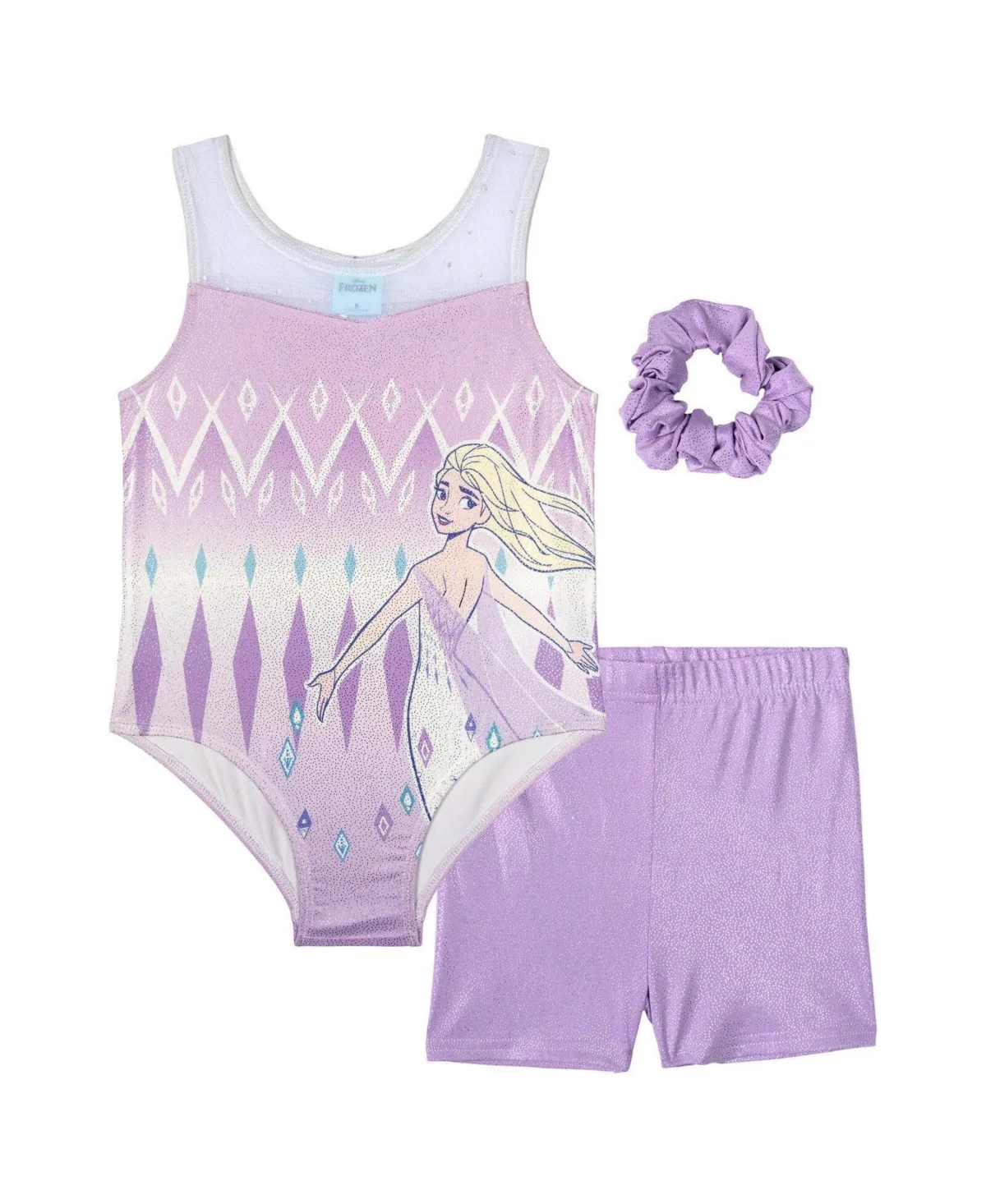 Queen Elsa Gymnastics Leotard and Shorts Set by Frozen