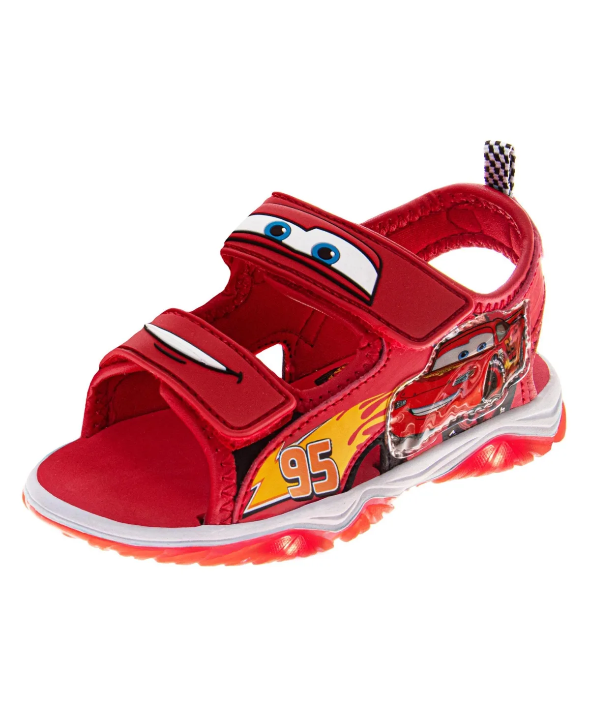 Cars Lightning McQueen Hook and Loop Sport Sandals - Open Toe by Disney