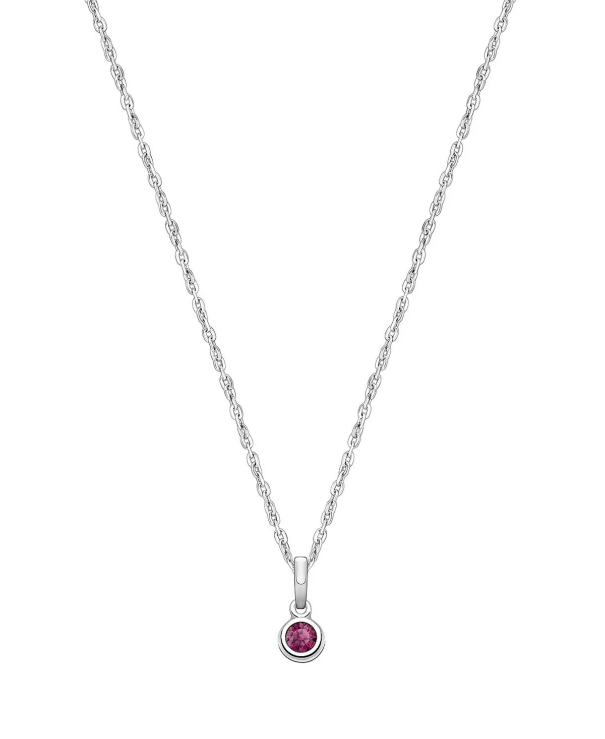Sterling Silver tB Birthstone 12-14" Necklace by Tiny Blessings