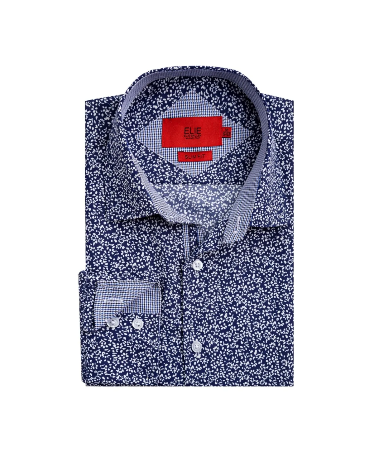 Slim Fit Floral Printed Button-Down Shirt by Elie Balleh