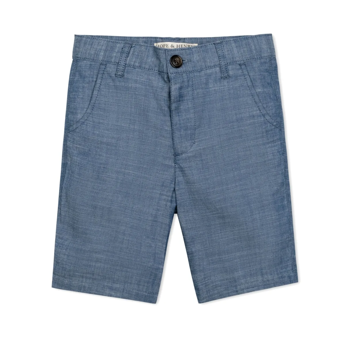 Cotton Chambray Short by Hope & Henry