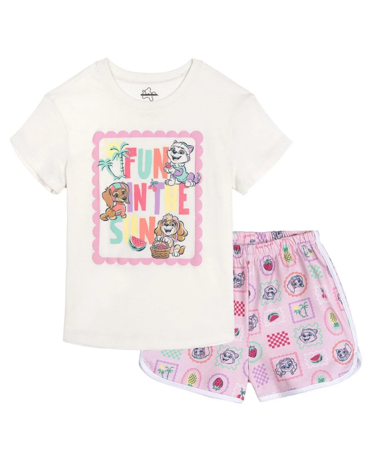 T-Shirt and French Terry Shorts Outfit Set by Paw Patrol
