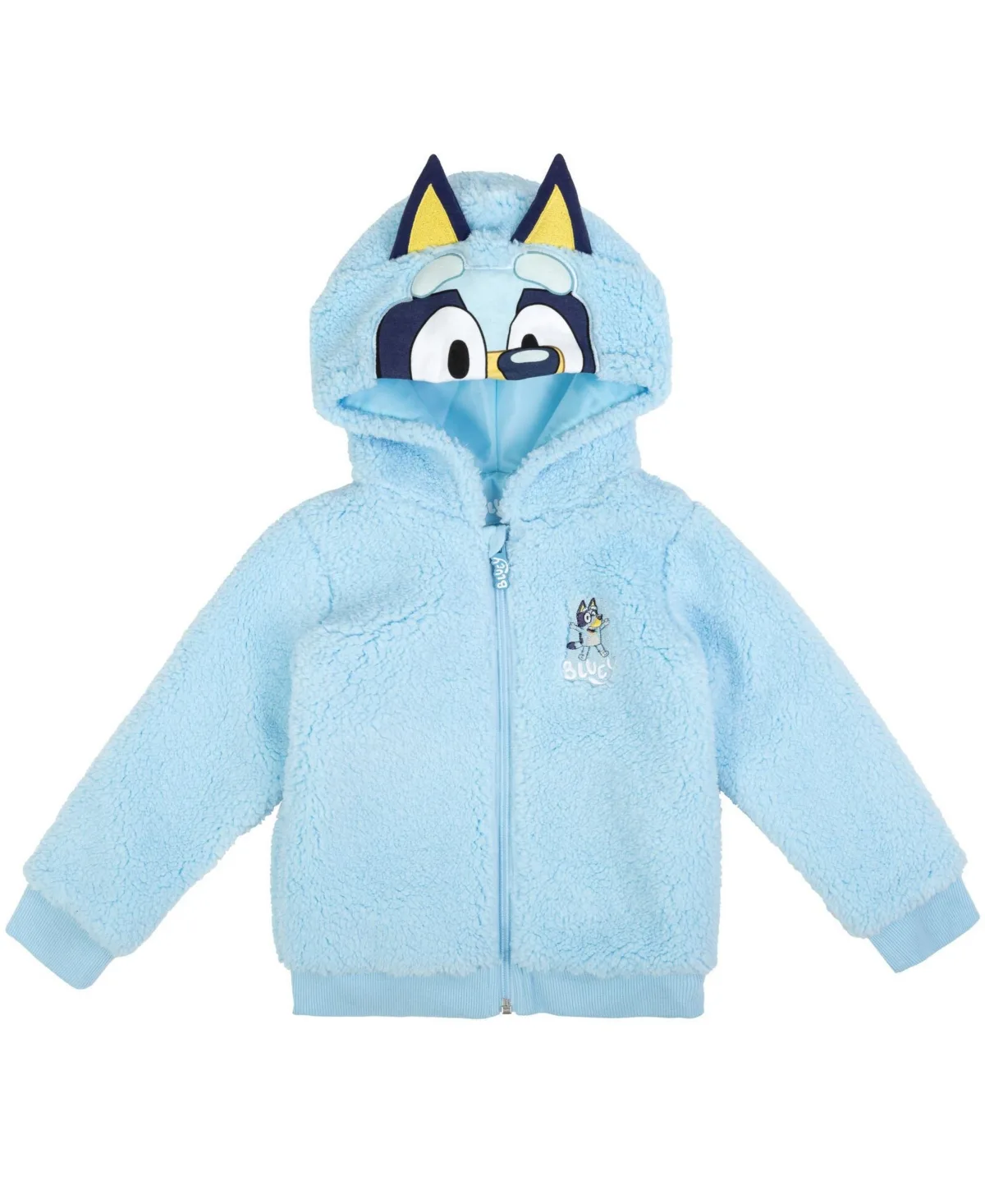 Bingo Cozy Sherpa Zip Up Cosplay Hoodie by Bluey