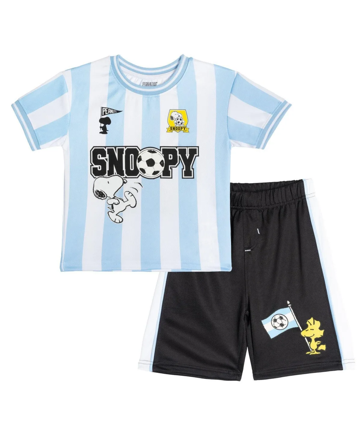 Athletic Mesh Soccer Jersey and Shorts Set by Peanuts