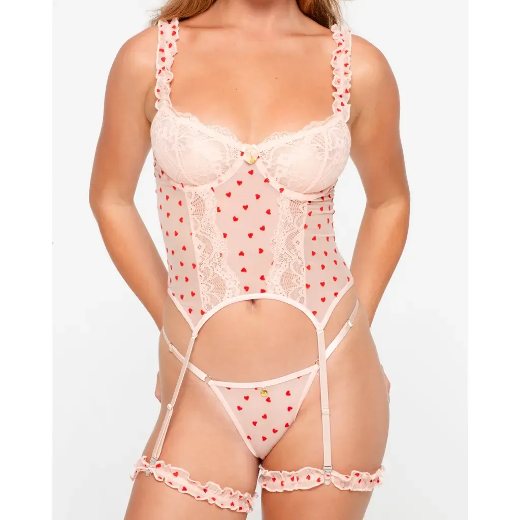 Amara Delicate Lace Bodysuit by One Empire